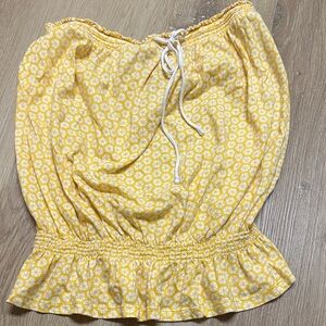 Yellow Floral Women's top